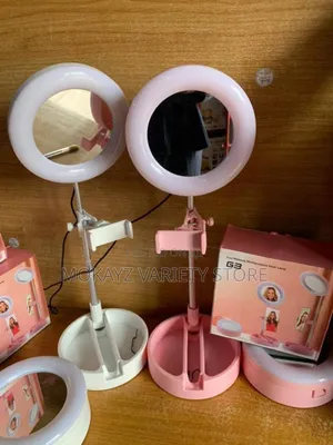 Multipurpose Tabletop Ringlight Phone Holder