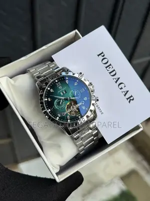 High Quality Poedagar Chronographic Mechanical Wristwatch