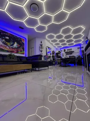 Hexagon Light 6 Face White and Warm White