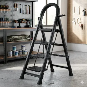 Black Elite Home Office Step Ladder
