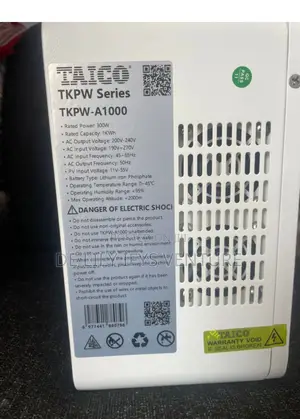 Taico Solar Generator 1kwh/300w Output