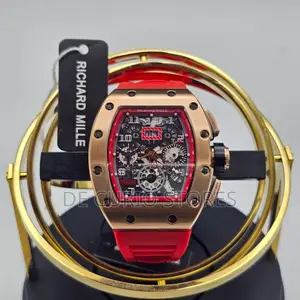 Rm Richard Mille Male Watch Rubber Strap Automatic System