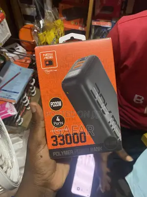 New Age 33,000mah High-Capacity Power Bank – Fast Charging