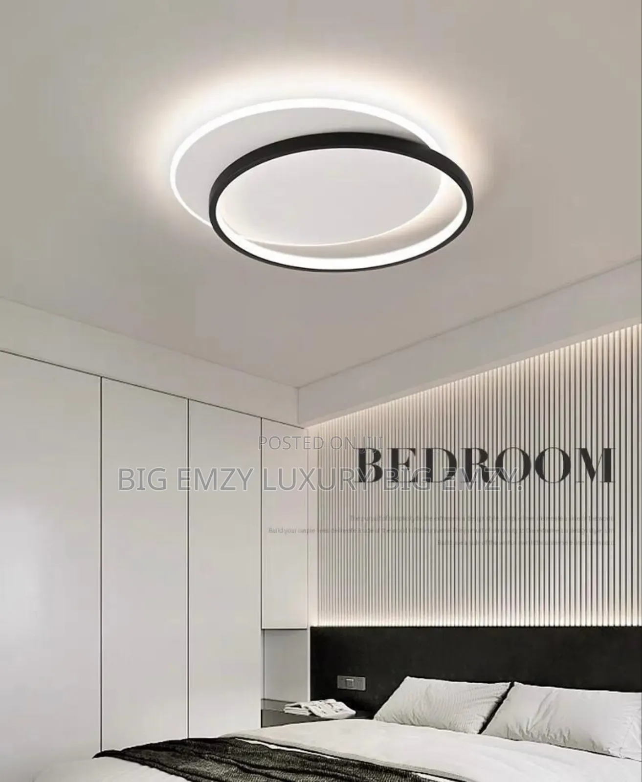 Doubled Colors Room Ceiling Mount Flush Light