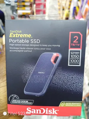 2tb Sandisk Extreme Portable SSD 1,050mbps