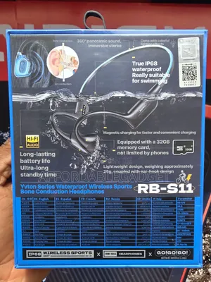 Remax Water Proof Bone Condition Ip68 Headphones 32gb