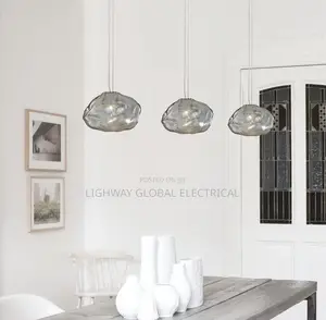 Lava Glass Single Drop Light