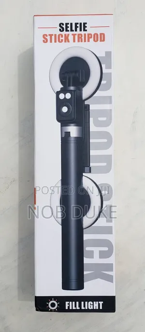 Selfie Stick Tripod Stand With Ring Fill Light - 1.7m