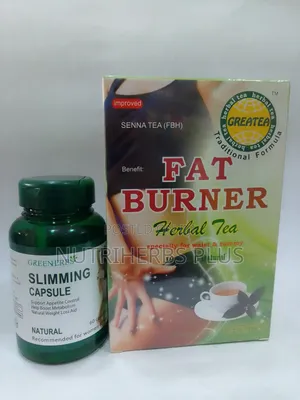 Greenherbs Slimming Capsules+ Greatea Fat Burner Tea: For Weight Loss