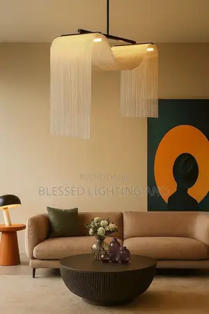 Modern Chain Island Chandelier Light for Living Room, Dinning, Indoor