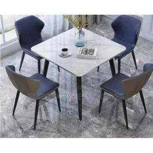 Exclusive Marble Dinning With 4 Chairs