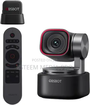 Obsbot Tiny3 Ai-Powered Spatial Audio Webcam Bundle Vox Se Remote