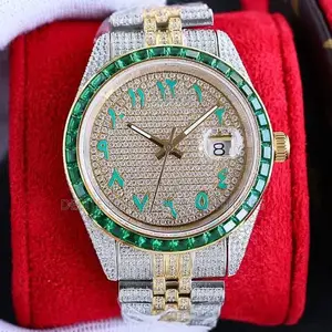 *Moissanite Diamond Fully Iced Out Automatic Men Watch