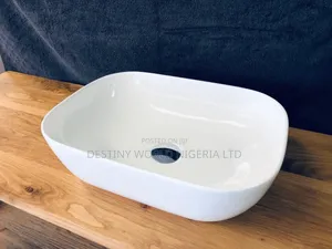 Ceramic Canter Cabinet Basin(White)