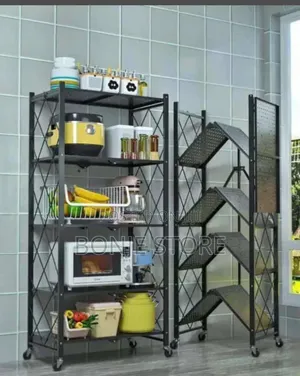5 Layers Foldable Kitchen Rack Shelf