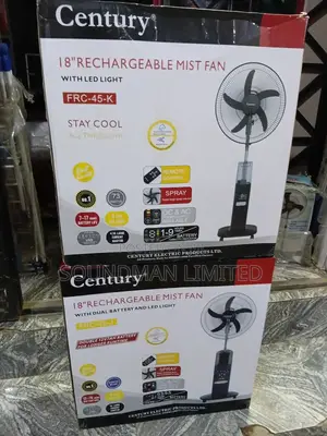 Century Rechargeable Mist Fan FRC-45-K