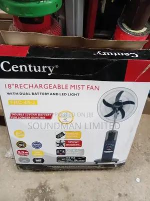 Century Rechargeable Mist Fan FRC-45-J