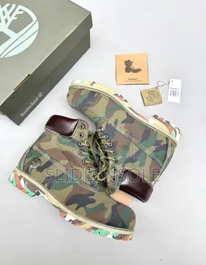Rugged Camo Timberland Classic Outdoor Boots