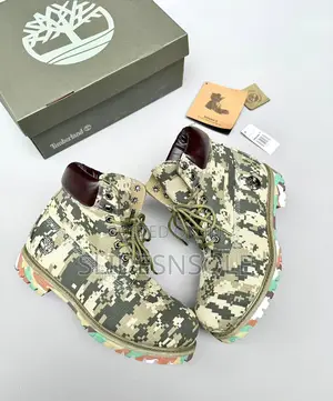 Rugged Camo Timberland Classic Outdoor Boots