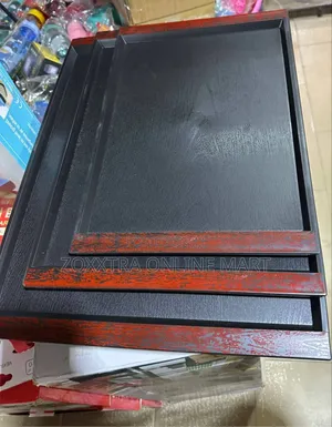 3in1 Black Tray Set