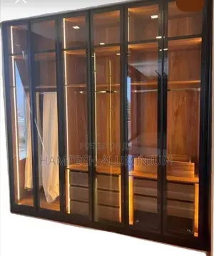 Wardrobe Aluminium Glass Door
