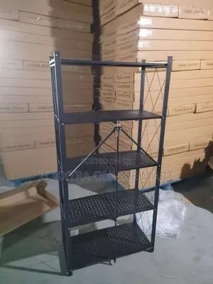 5tier Foldable Rolling Rack