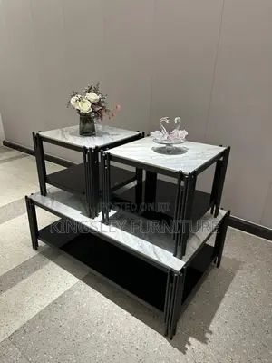 Center Table With 2 Side Stool
