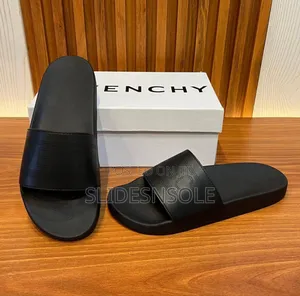 Minimalist Black Slide Sandals