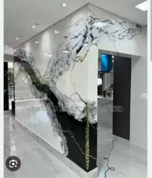 Screeding Painting Stucco Wall Design