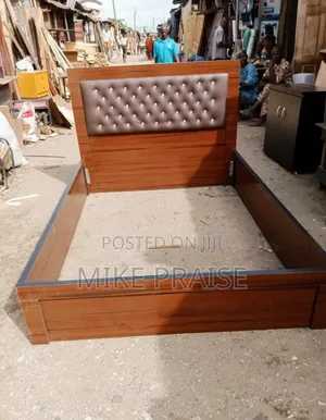 A Standard 4ft Wide by 6ft Tall Bedframe With a Bedside Drawer