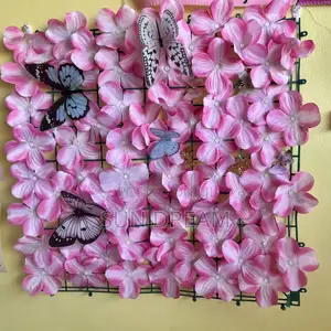Pink Decoration Flower Wall Decorations Home Accessories