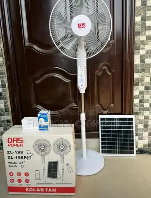 Solar Rechargeable Fan