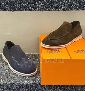 Original Hermes Leather Men Sneakers