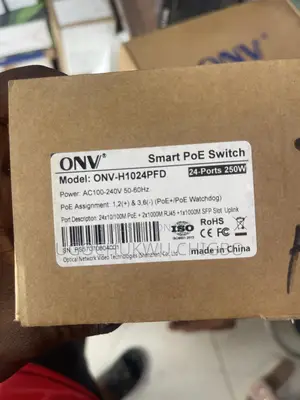 24 Port Onv Poe Network Switch