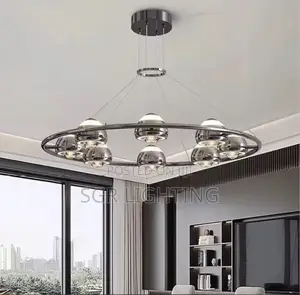 Modern and Simple Living Room Chandelier, Designer's Minimalist