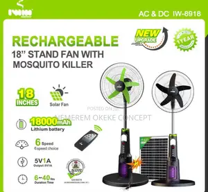 Iwin Stand Fan With Mosquito Killer