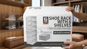 6-Tier Collapsible Shoe Rack