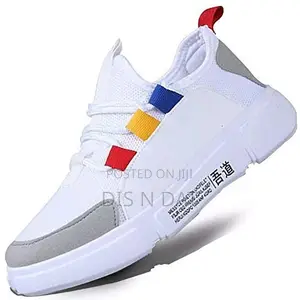 Unisex Lace Up Sneakers - Multicolor