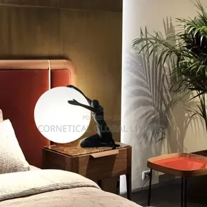 Modern Bedside Lamp – Human Sculpture Led Night Light for Bedroom