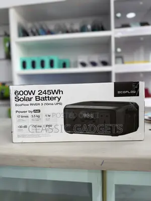 Eco Flow River 3 10m Ups 600w / 245wh Solar Battery