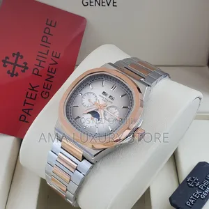 Patek Philippe Luxury Stainless Steel Men's Wristwatches