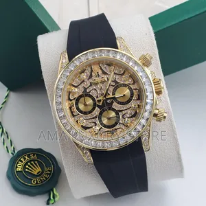 Rolex Luxury Rubber Strap Men's Wristwatches