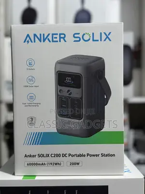 Anker Solix C200 192wh / 200w Dc Portable Power Bank Station