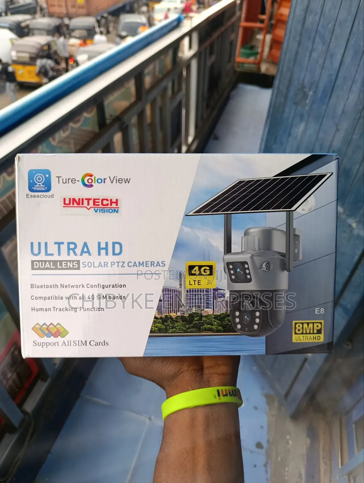 Eseecloud Double Lens Solar PTZ Camera