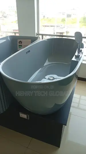Luxury Grey Acrylic Freestanding Bathtub