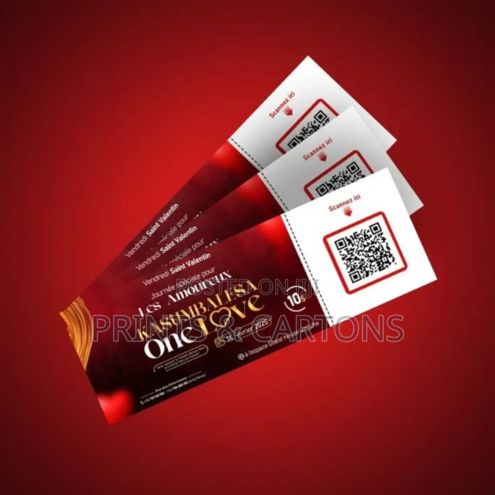 Custom Printed Ticket for Event
