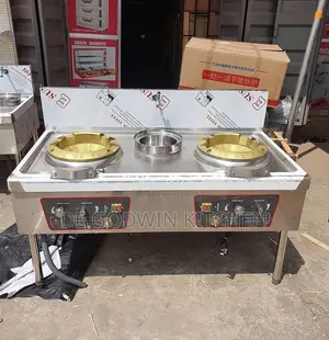 Double Burner Chinese Cooker
