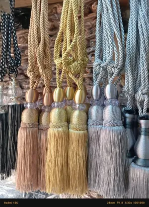 Classy Curtains Rope Tiebacks Pair 4800