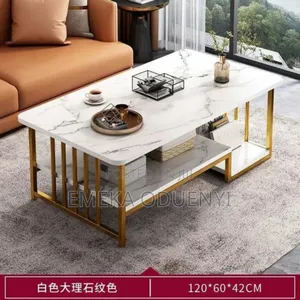 Exotic Faux Marble (Mdf Wood)Centre Table - 100 X 48 X 40cm