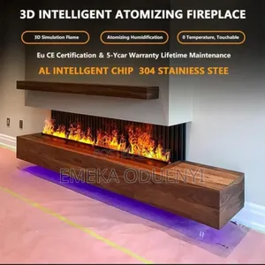 Modern Electric 3d Water Vapor Fireplace- 1.2mtr